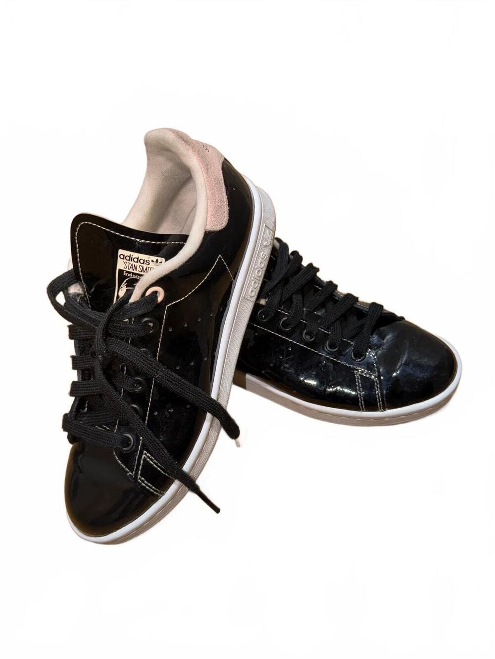 Adidas Stan Smith x Opening Ceremony Patent Pink Heel Size 6